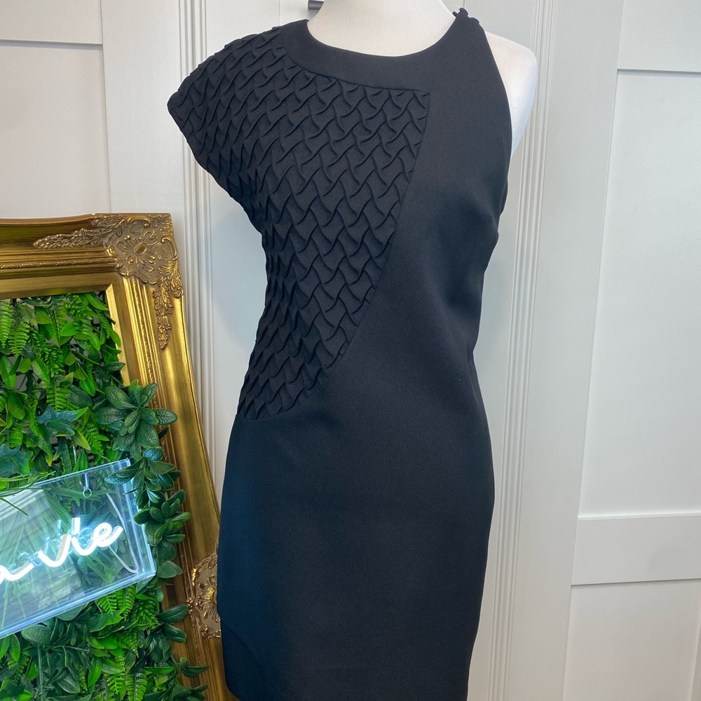 ALI RO Black One Shoulder Cocktail Dress | Sz 4